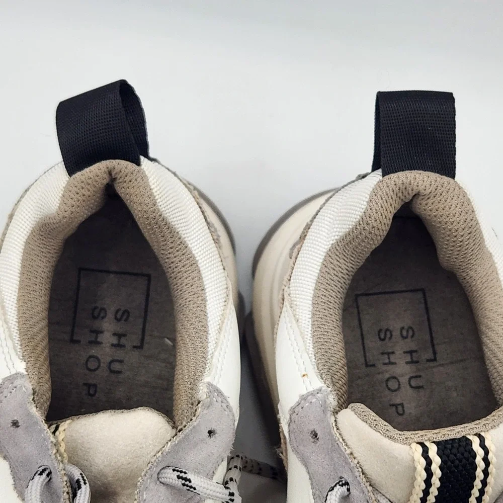 ShuShop Perla Chunky Sneakers Women's‎ Platform Athletic Fashion Sneakers Size 7